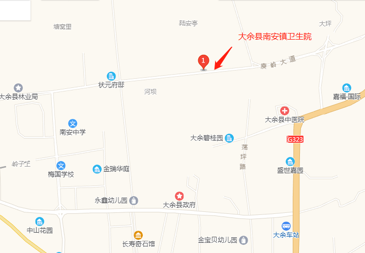 地址:大余县南安镇庾岭大道陆安亭状元府邸旁边,联系电话:0797