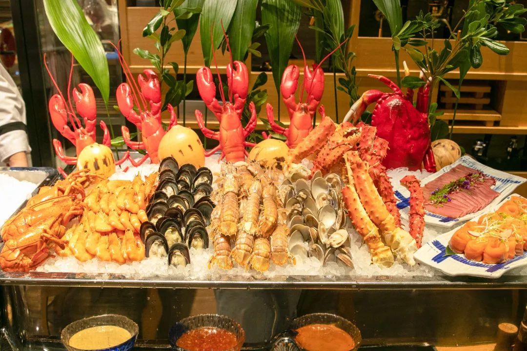 4162位上海静安香格里拉大酒店双人海鲜自助晚餐