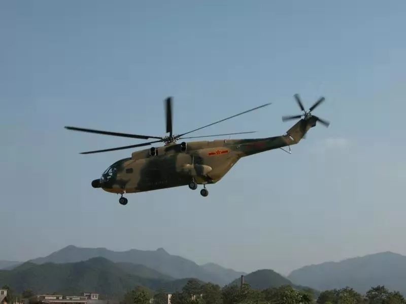 中国陆航米8直升机图片