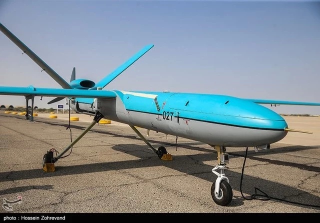 伊朗海军型"shahed-129"察打一体无人机换成上蓝下灰新涂装,与空军型