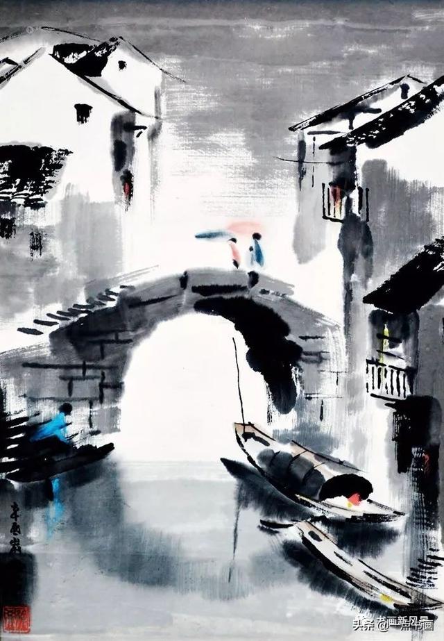 一蓑烟雨枕江南看看国画中那些乌篷船