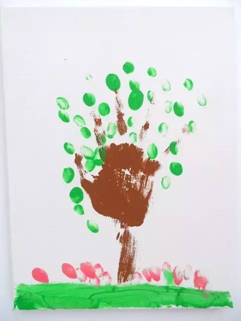 创意无限的手掌画来袭!_颜料