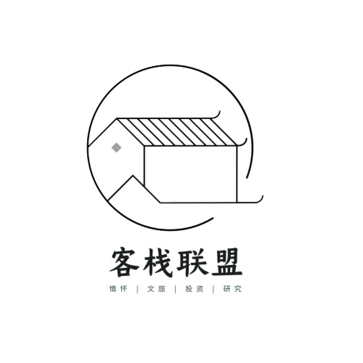 民宿简笔画要简单图片