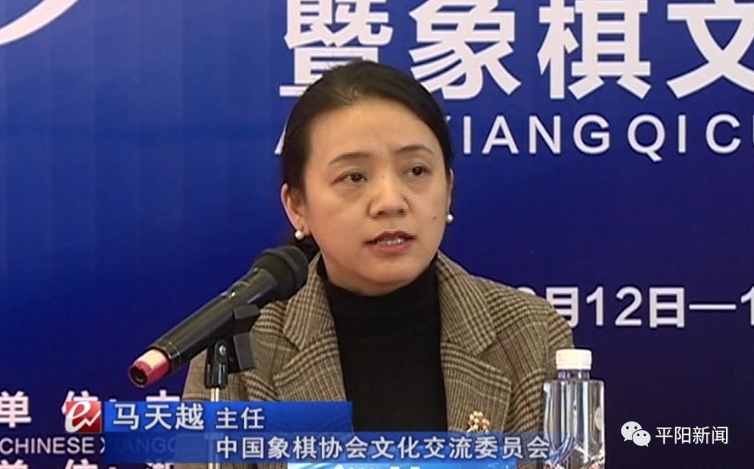 中国象棋协会文化交流委员会主任 马天越:平阳在推动象棋运动项目发展