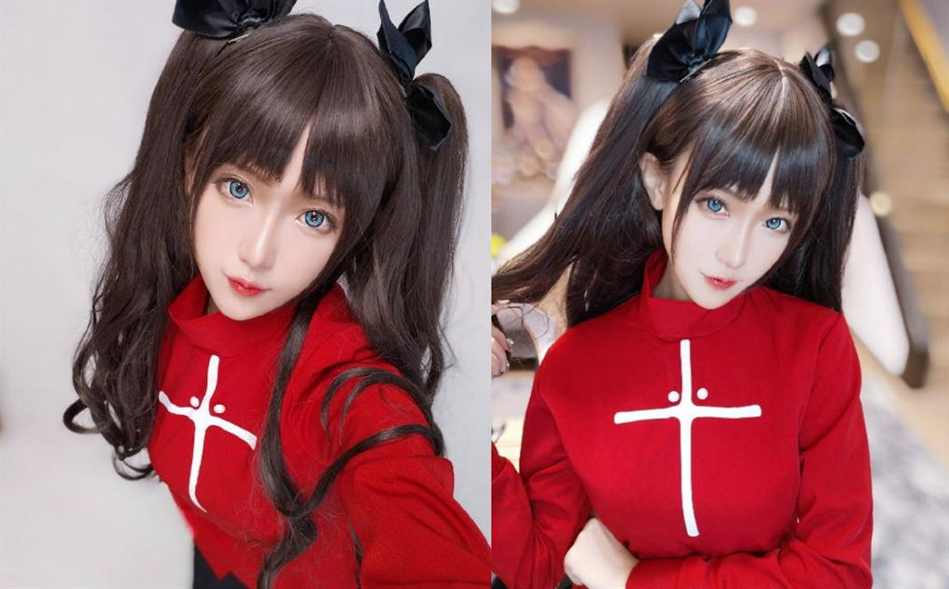 腐团儿撒娇动图完美诠释赤木晴子的可爱不愧是斗鱼cos一姐