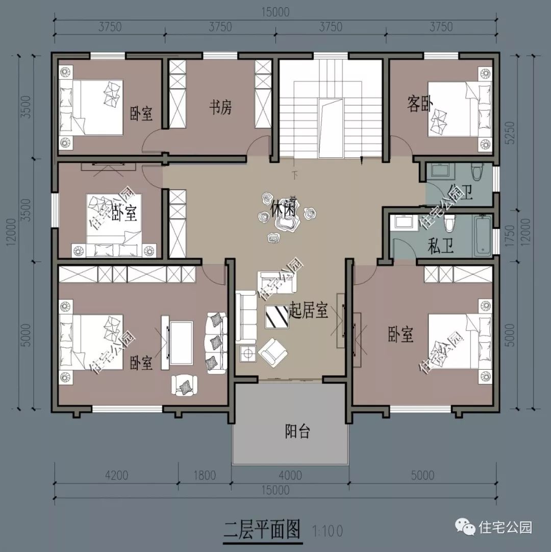宴客大厅 多娱乐用房,15×17米美观实用雅宅