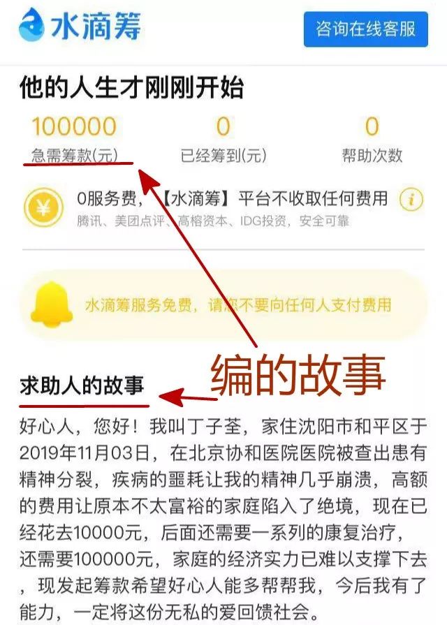 水滴筹道歉6天后我p的病历还能发起10万爱心捐款