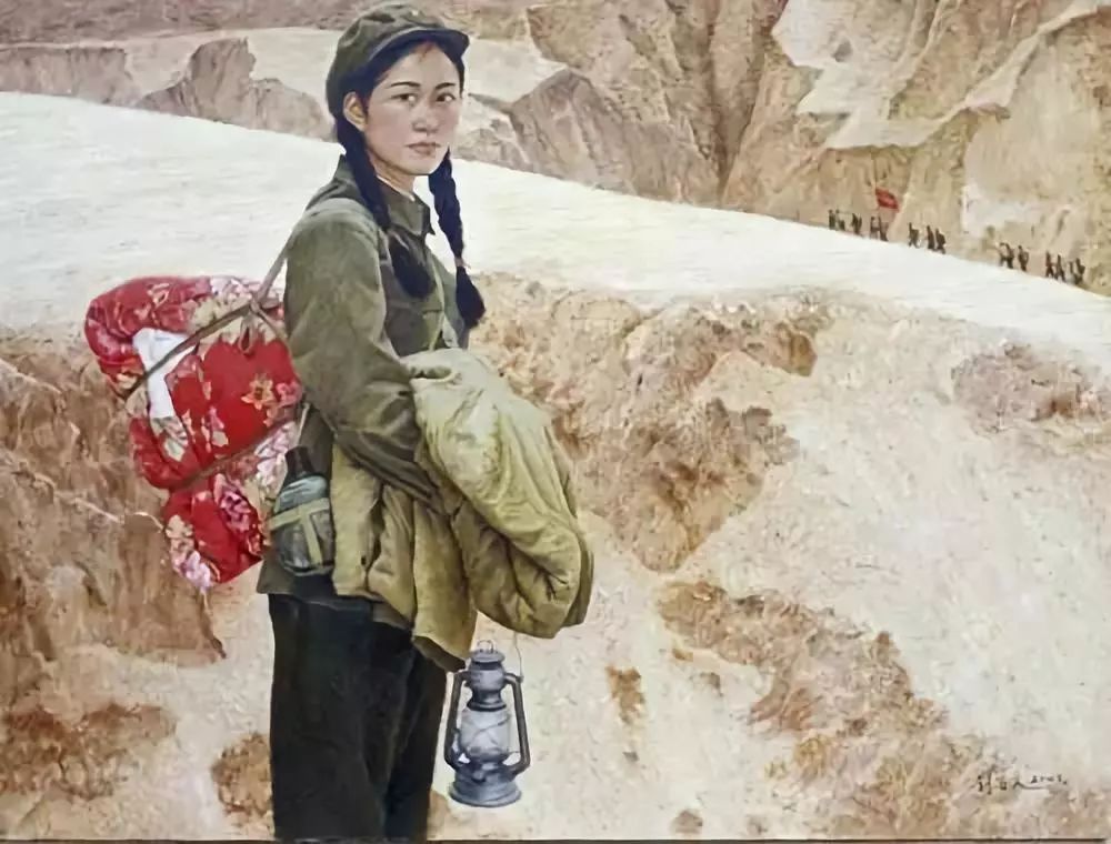 那个年代的青春记忆油画中的知青岁月