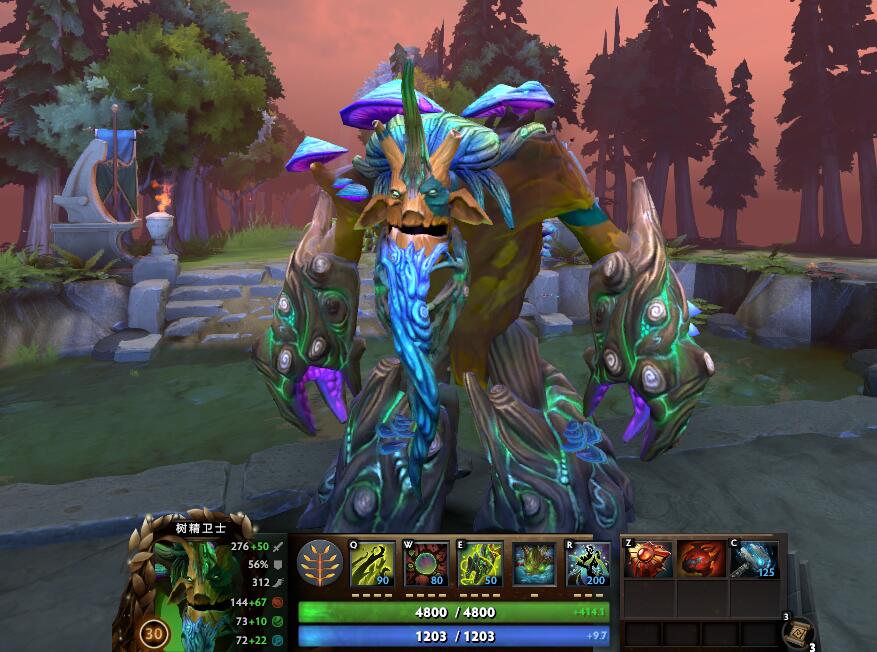 dota2大树获得史诗级加强1级穿树太无解陨星锤成完美搭配