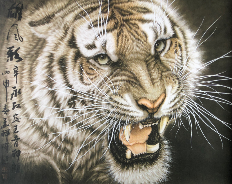 重彩而雅工而不匠画家辛永红的工笔画创作