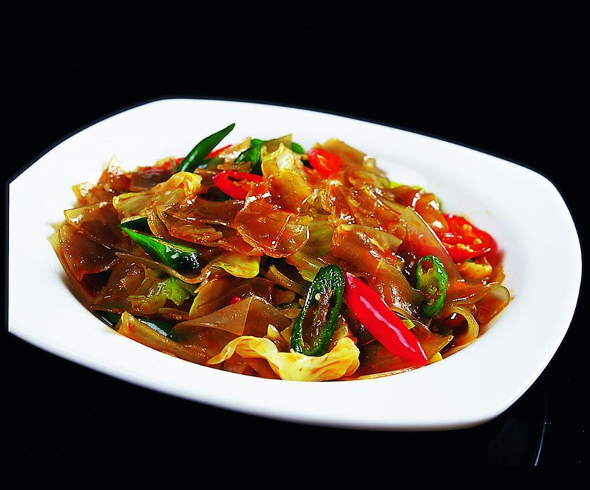 尽享"肉丝炒粉皮"这道不错的菜肴,有故事