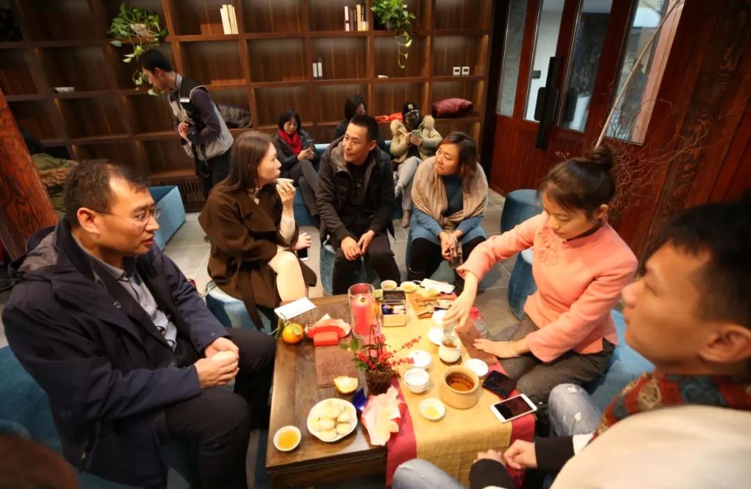 四合院茶会大雪雅集