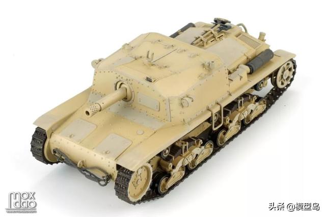 田宫出品的意大利m40突击炮场景《凝望废墟》