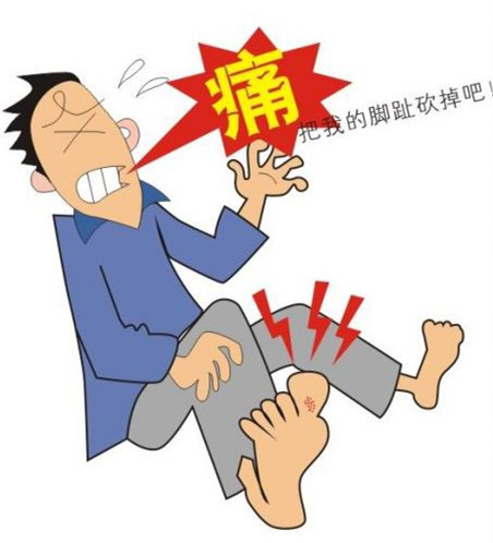 脚痛风你感受过吗知道那种感觉吗