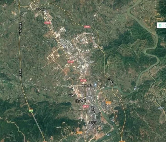 赣州十八县市区城区建成区卫星图快来看看你的家乡
