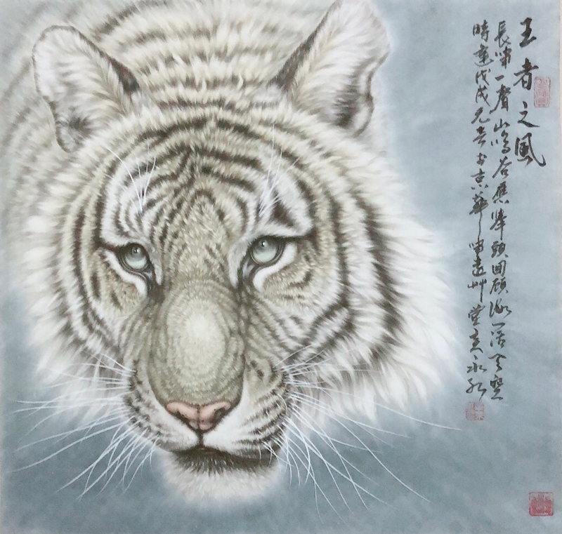 重彩而雅工而不匠画家辛永红的工笔画创作