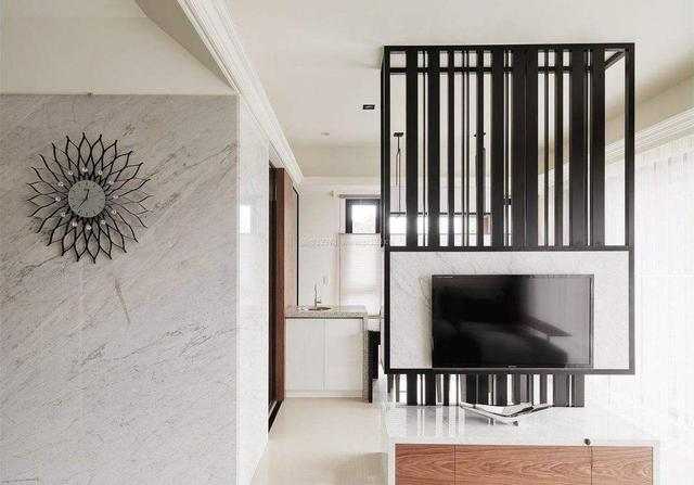 8个客厅电视墙隔断设计,总有一款适合你家!