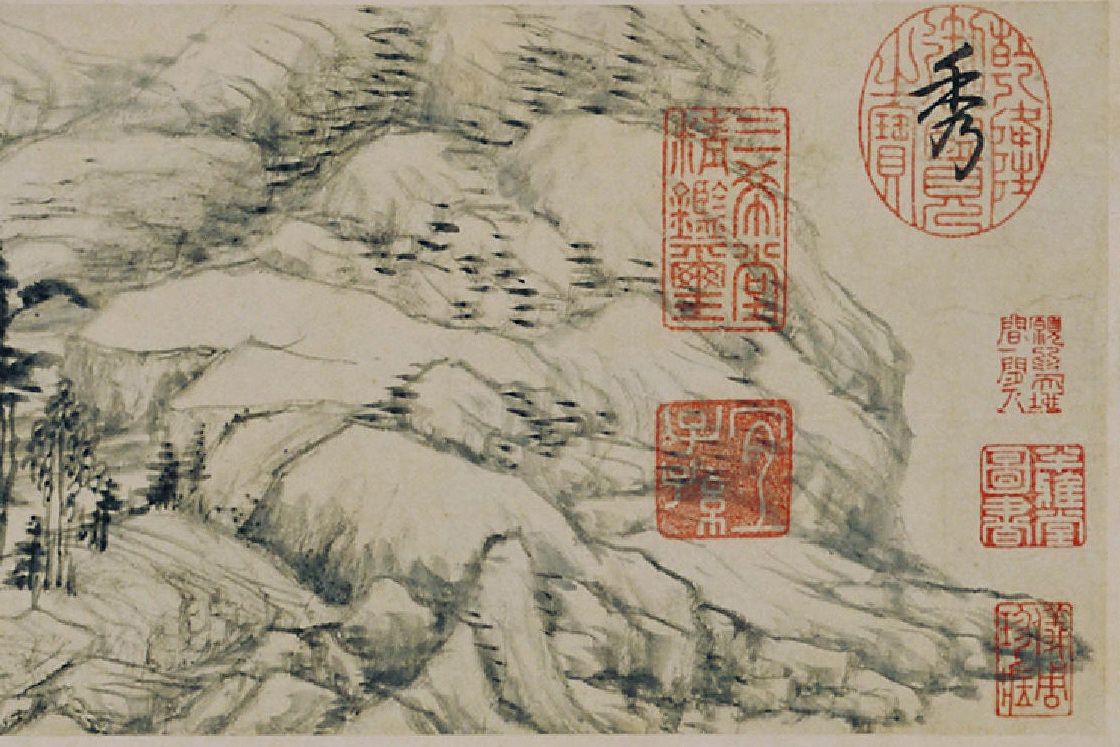 临古之作:董其昌《关山雪霁图卷》,适意匠心,不全摹古者
