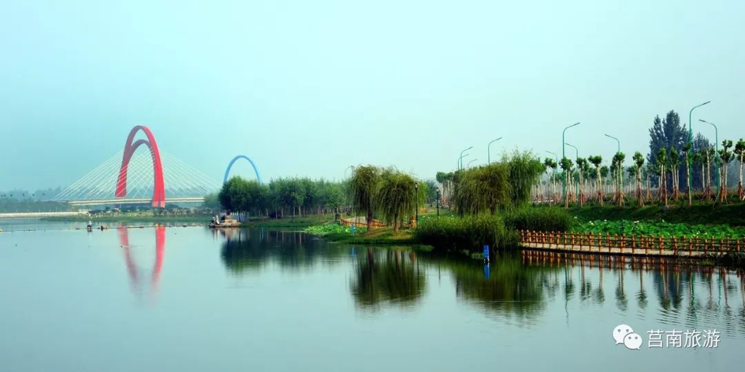 國家aaa級旅遊景區——莒南縣雞龍河城市溼地公園_廣場