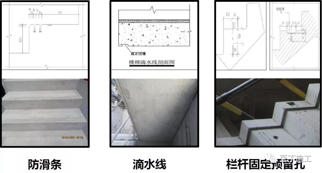 楼梯滴水线做法图片