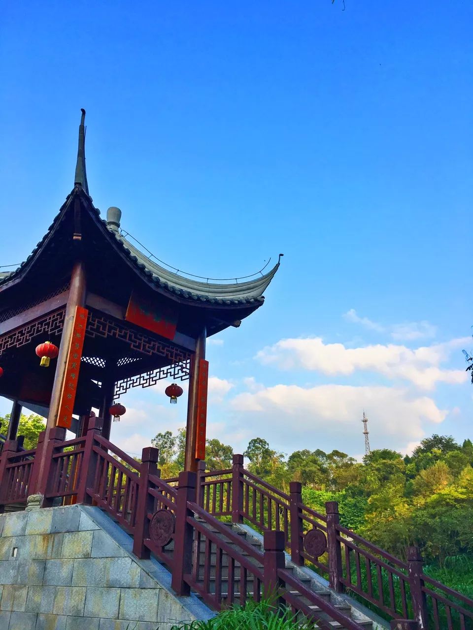 你见过资阳雁城八景之一凤岭晴云吗我感觉我看到了