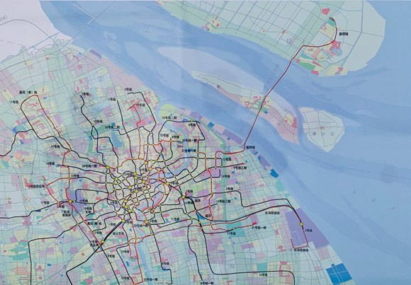 上海崇明地铁规划图片