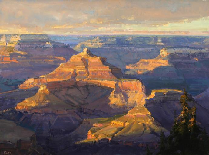 美国当代画家凯瑟琳西德茨风景油画欣赏