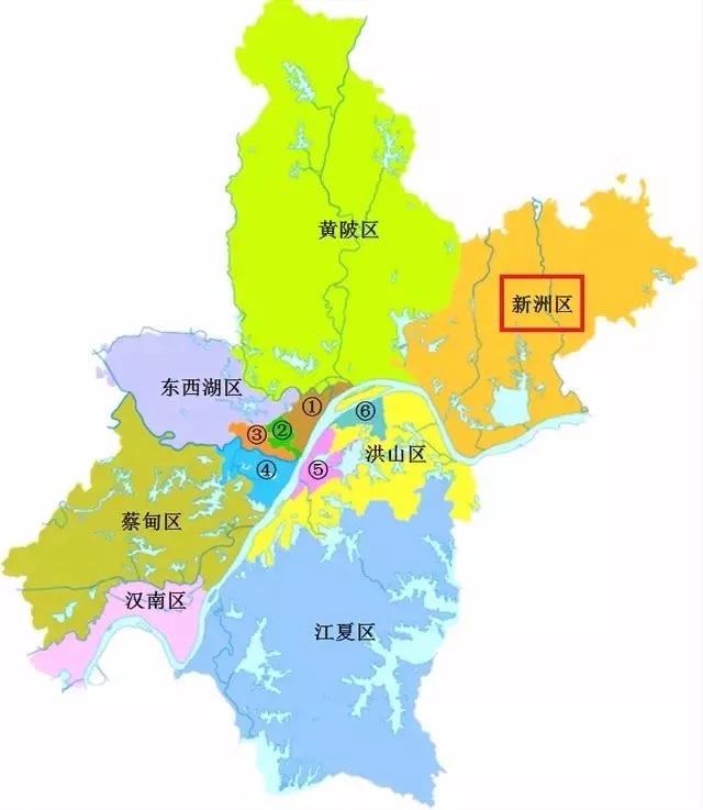 新洲区全域地图图片