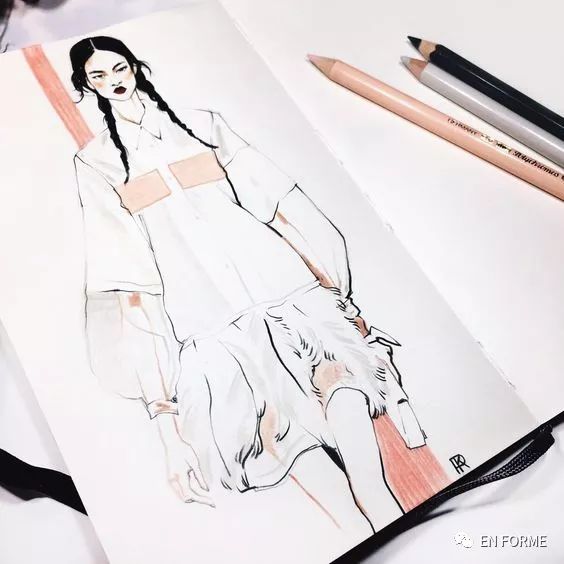 【时装绘图提高班】手绘 电脑绘图,想当服装设计师的你,绘图能力过关