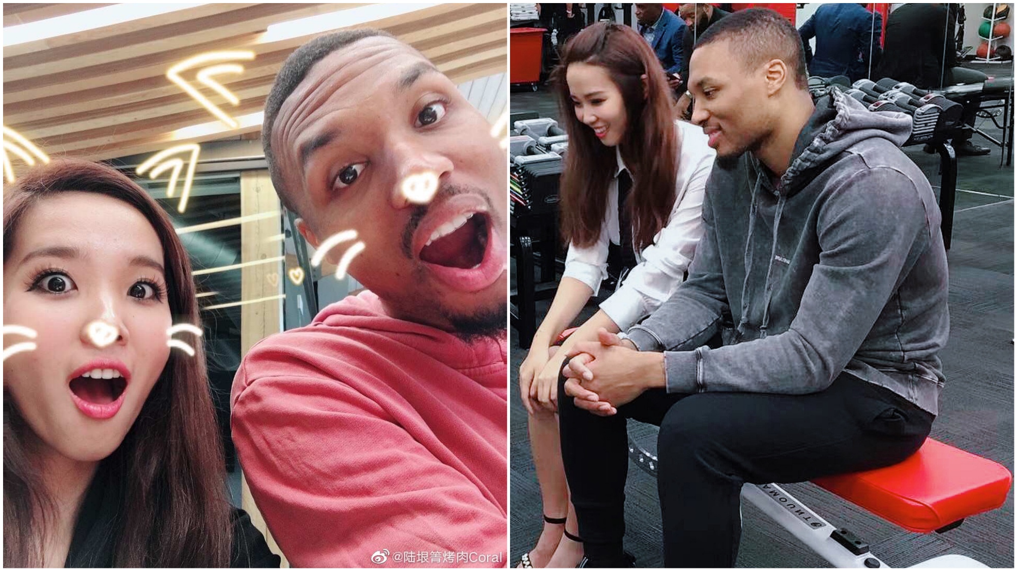 采访甜瓜国内女记者:韵味十足吸粉无数,她和利拉德是好朋友!_coral