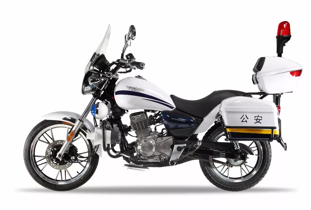 警民携手共创平安宗申比亚乔又一批警用摩托车交付