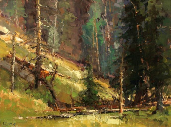 美国当代画家凯瑟琳西德茨风景油画欣赏