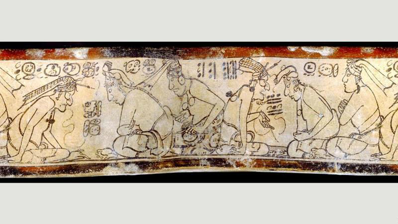 源自公元前650年,可能是世界上最早的"气泡框"了.