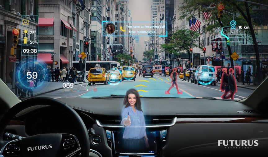 哇哦~混合现实光场显示,全息投影概念图