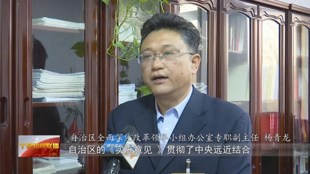 自治区全面深化改革领导小组办公室专职副主任 杨青龙自治区的《实施
