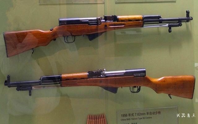 56式半自动步枪,是中国人民解放军第一支制式列装的半自动步枪,是中国