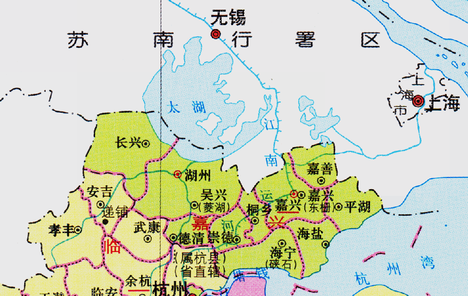 原创江苏与浙江区划调整南部的1个县为何被分给了浙江省