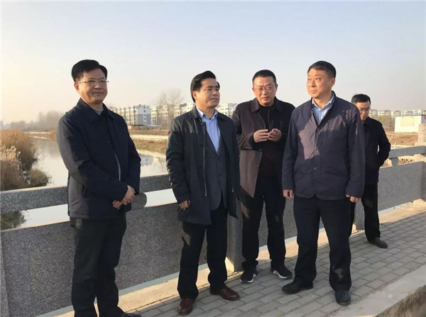 涟水县委副书记,统战部部长马乃骏开展河长制调研工作