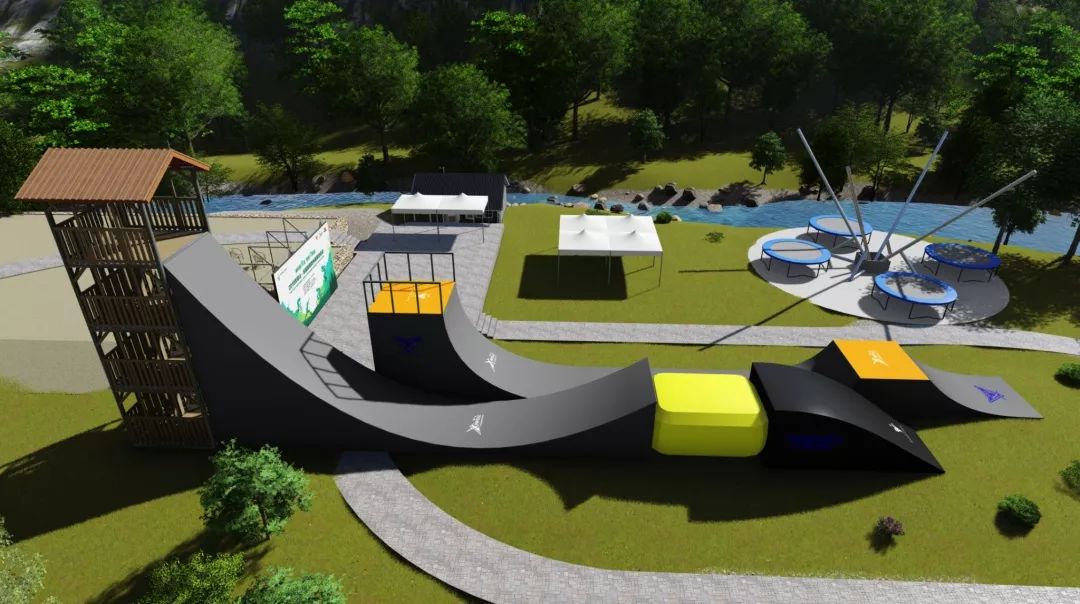 挑战"big air"物理极限,攀越国内最高轮滑抛台——国内首次设计的高2.