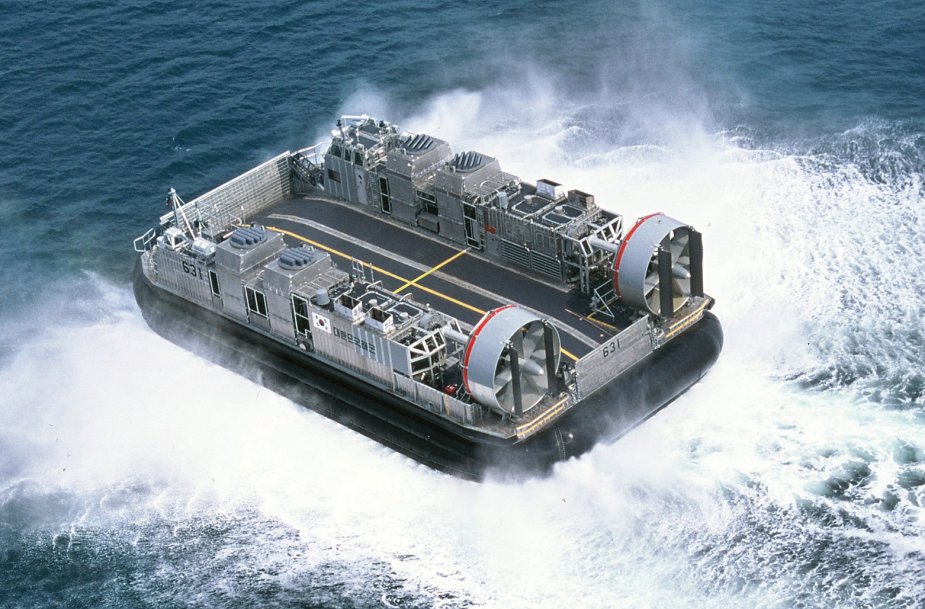 韩进重工将为韩国海军建造4艘新型高速气垫登陆艇