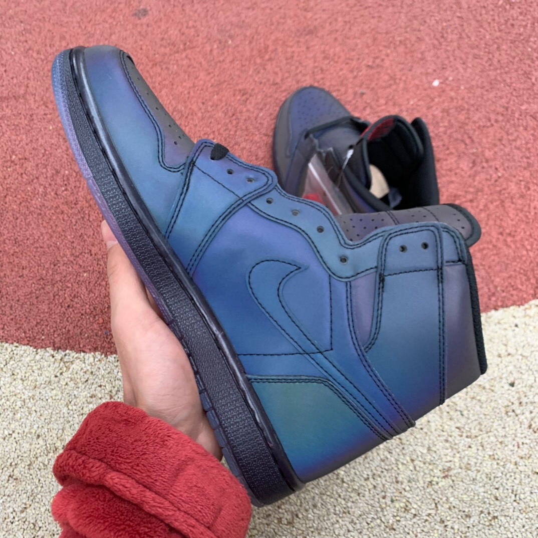 air jordan 1 zoom fearless aj变色龙3m反光篮球鞋真假对比