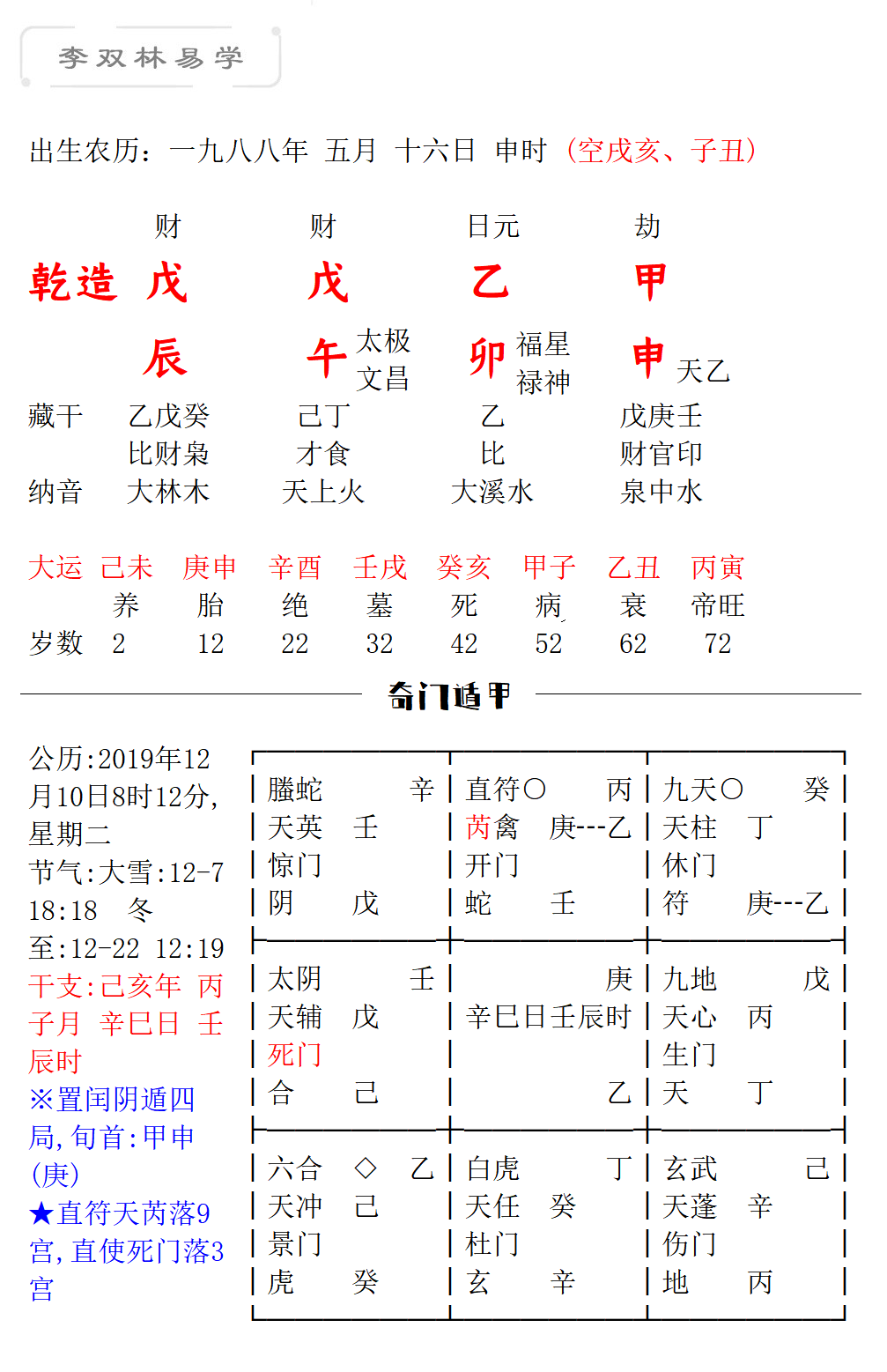 李双林真太阳时图片