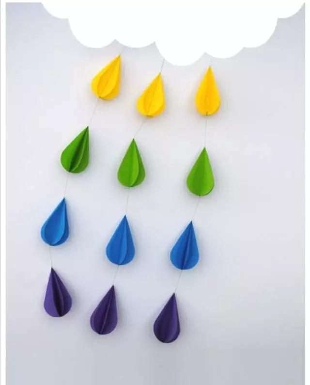 趣味手工 | 下雨啦!你见过彩虹色的雨吗?