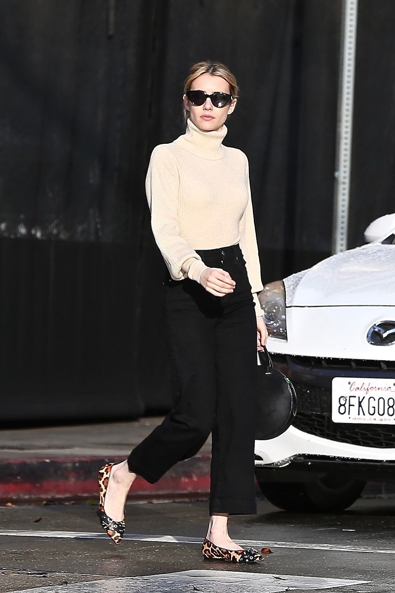 解锁小个子冬季穿搭!学艾玛·罗伯茨这样搭配,157瞬间变身170