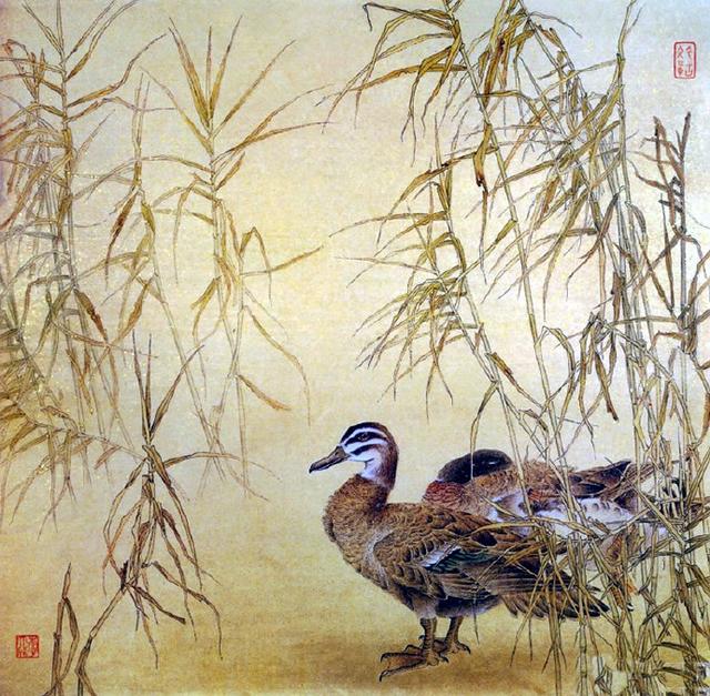 李大成工笔画军旅生涯圆梦丹青