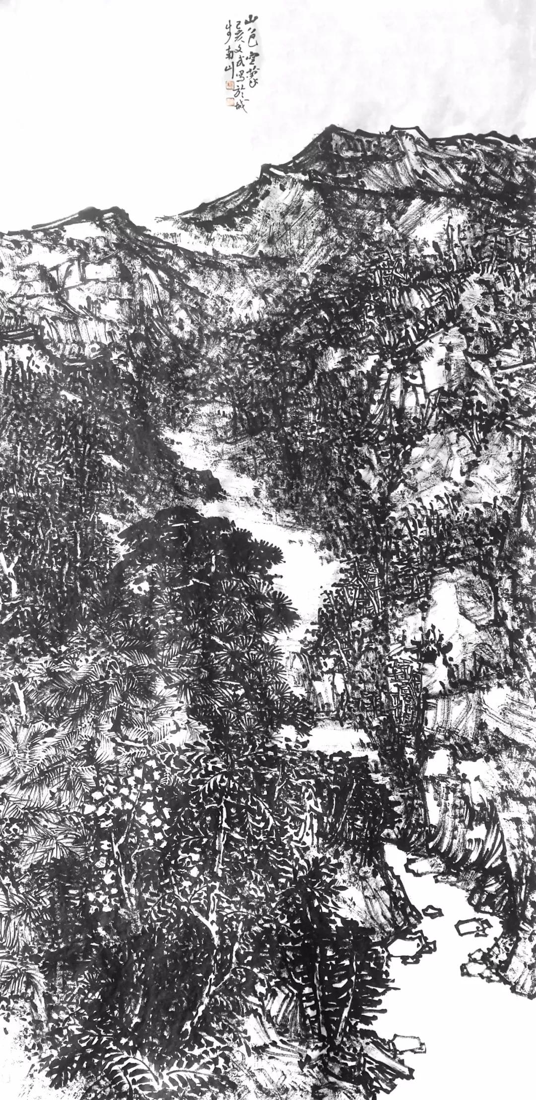 杨文武焦墨画作品欣赏