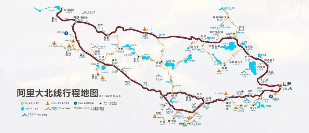 阿里大北线终极越野路线