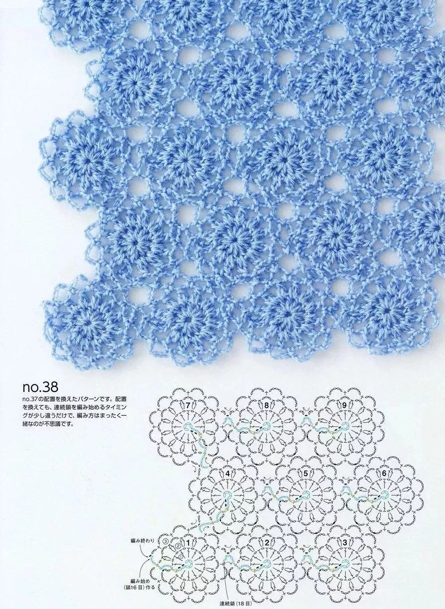 学会这这些钩针花样