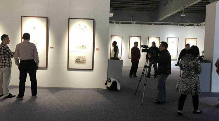 李昆国画关中断代史画展在广东德胜美术馆开幕