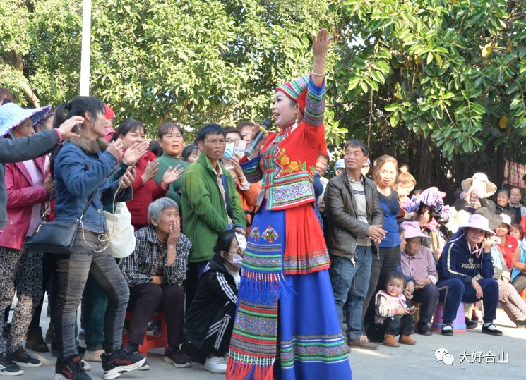 "武宣婆"以山歌的形式到合山宣讲党的理论政策_郭秀莲